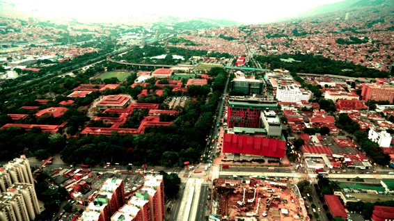 Universidad de Antioquia desde el aire.