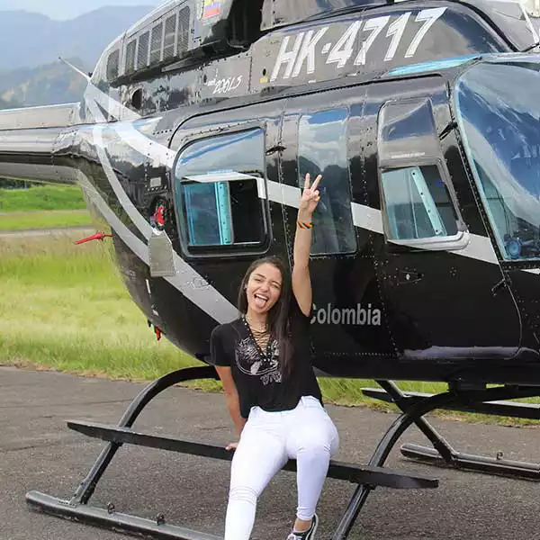 Aventura en helicóptero al restaurante Marmoleo